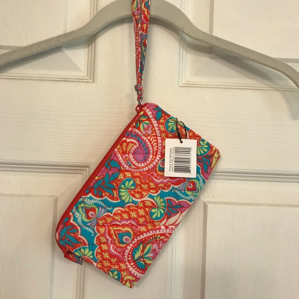 Vera Bradley Wristlet - Paisley in Paradise